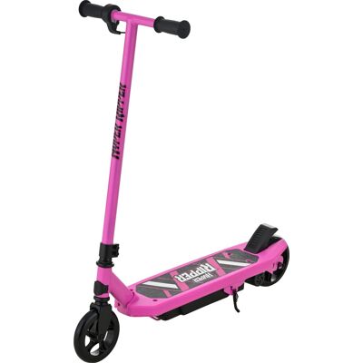 Hyper - Ripper Kids Electric Scooter with 10mph Max Speed - 6.5 Mile Range - Pressure Throttle - 120LB Weight Limit - 90W Motor - Pink Hyper - Ripper Kids Electric Scooter with 10mph Max Speed - 6.5 Mile Range - Pressure Throttle - 120LB Weight Limit - 90W Motor - Pink