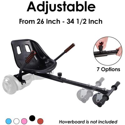 Glarewheel - Hoverboard Attachment HoverKart P4 - Black Glarewheel - Hoverboard Attachment HoverKart P4 - Black