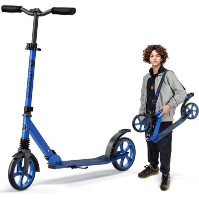 Outdoor Cruiser - Kick Scooter – Foldable, 8" Wheels, 3-Level Adjustable, for Ages 6+, Teens & Adults, 250 lbs Max - Blue Outdoor Cruiser - Kick Scooter – Foldable, 8" Wheels, 3-Level Adjustable, for Ages 6+, Teens & Adults, 250 lbs Max - Blue