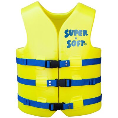 TRC Recreation - Super Soft XL Life Jacket Vinyl Coated Foam Swim Vest - Yellow TRC Recreation - Super Soft XL Life Jacket Vinyl Coated Foam Swim Vest - Yellow