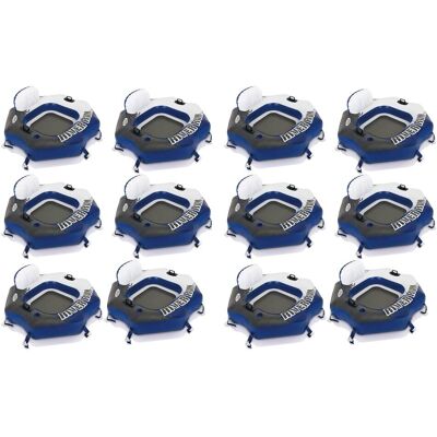 Intex - River Run Connect Lounge Inflatable Floating Water Tube 58854EP (12 Pack) - Blue Intex - River Run Connect Lounge Inflatable Floating Water Tube 58854EP (12 Pack) - Blue