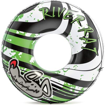 Intex - River Rat 48 Inch Inflatable Lake Boat Towable Floating Tube, Color Varies - Multicolor Intex - River Rat 48 Inch Inflatable Lake Boat Towable Floating Tube, Color Varies - Multicolor