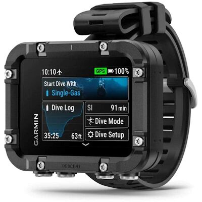 Garmin - Descent X30 Rugged Dive Computer with Vibrant 2.4" Color Display Multi-Gas Dive Profiles with NDL Aware Depth Metrics - Black Garmin - Descent X30 Rugged Dive Computer with Vibrant 2.4" Color Display Multi-Gas Dive Profiles with NDL Aware Depth Metrics - Black