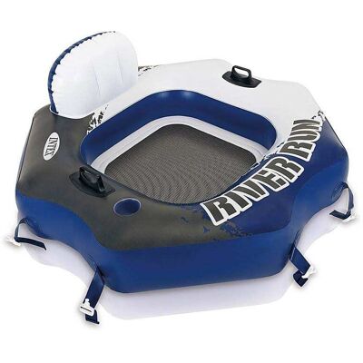 Intex - Lounge Inflatable 1 Person Floating Tube - Multi Intex - Lounge Inflatable 1 Person Floating Tube - Multi