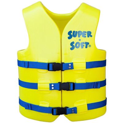 TRC Recreation - Super Soft Small Life Jacket Vinyl Coated Foam Swim Vest - Yellow TRC Recreation - Super Soft Small Life Jacket Vinyl Coated Foam Swim Vest - Yellow