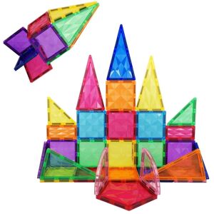 PicassoTiles - PICASSO-TILES Magnetic Tiles for Kids, 41PCS Construction STEM Building Blocks Educational Toy - Multicolor PicassoTiles - PICASSO-TILES Magnetic Tiles for Kids, 41PCS Construction STEM Building Blocks Educational Toy - Multicolor