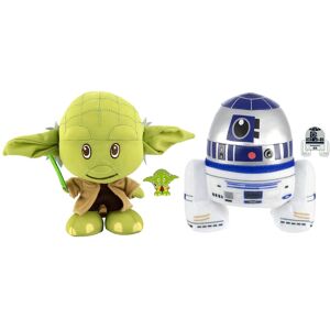 Star Wars - Baby Yoda and R2-D2 Stylized 7 Inch Plush Set of 2 With Enamel Pins Star Wars - Baby Yoda and R2-D2 Stylized 7 Inch Plush Set of 2 With Enamel Pins