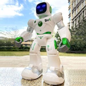 Ruko - 1088 Smart Robot for Kids toy, Large Programmable Interactive RC Robot with Voice Control, Gifts for boys and girls - Green Ruko - 1088 Smart Robot for Kids toy, Large Programmable Interactive RC Robot with Voice Control, Gifts for boys and girls - Green