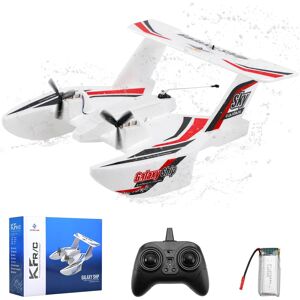 Topteng - Amphibious RC Plane for Water, Land & Air - 3CH 2.4GHz Remote Control with 2 Batteries, RTF for Adult & Kid Red Topteng - Amphibious RC Plane for Water, Land & Air - 3CH 2.4GHz Remote Control with 2 Batteries, RTF for Adult & Kid Red