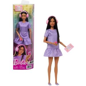 Mattel - Barbie Fashionistas Doll #245 in Purple Striped Dress, Autistic Barbie With Accessories - COLLECTIBLES - Multicolor Mattel - Barbie Fashionistas Doll #245 in Purple Striped Dress, Autistic Barbie With Accessories - COLLECTIBLES - Multicolor
