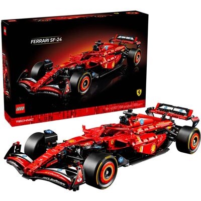 Lego - Technic Ferrari SF-24 F1 Car Model Kit for Adult F1 Fans 42207 Lego - Technic Ferrari SF-24 F1 Car Model Kit for Adult F1 Fans 42207
