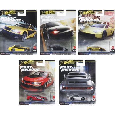 Mattel - Hot Wheels Premium 1:64 Fast & Furious 10-Piece M Assortment - COLLECTIBLES - Multicolor Mattel - Hot Wheels Premium 1:64 Fast & Furious 10-Piece M Assortment - COLLECTIBLES - Multicolor