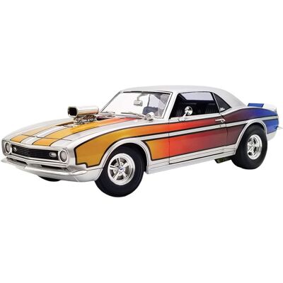 1968 Chevrolet Camaro "Street Machines" Silver Metallic with Graphics Limited Edition 1/18 Diecast Model Car by ACME 1968 Chevrolet Camaro "Street Machines" Silver Metallic with Graphics Limited Edition 1/18 Diecast Model Car by ACME