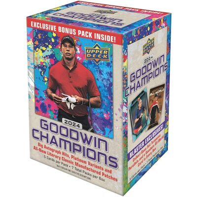 Upper Deck - Upper Deck: 2024 Goodwin Champions Blaster Box - 6 Packs + Bonus Pack Upper Deck - Upper Deck: 2024 Goodwin Champions Blaster Box - 6 Packs + Bonus Pack