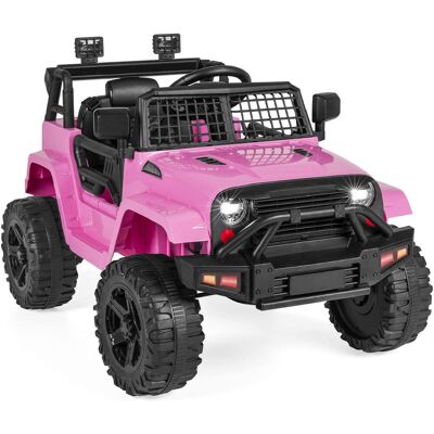 Best Choice Products - 12V Kids Ride On Truck Car w/ Parent Remote Control, Spring Suspension, LED Lights - Pink Best Choice Products - 12V Kids Ride On Truck Car w/ Parent Remote Control, Spring Suspension, LED Lights - Pink