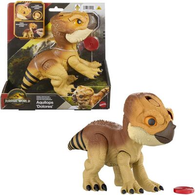 Mattel - Jurassic World: Rebirth Train 'N Tame Aquilops 'Delores' - COLLECTIBLES - Multicolor Mattel - Jurassic World: Rebirth Train 'N Tame Aquilops 'Delores' - COLLECTIBLES - Multicolor