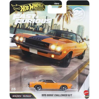 Mattel - Hot Wheels Premium: Fast & Furious 1970 Challenger R/T - COLLECTIBLES - Multicolor Mattel - Hot Wheels Premium: Fast & Furious 1970 Challenger R/T - COLLECTIBLES - Multicolor