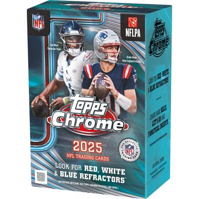 2025 Topps Chrome Football Blaster Box 2025 Topps Chrome Football Blaster Box