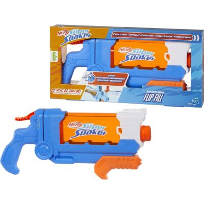 Hasbro - Nerf - Super Soaker - Flip Fill Water Blaster - COLLECTIBLES - Multicolor Hasbro - Nerf - Super Soaker - Flip Fill Water Blaster - COLLECTIBLES - Multicolor