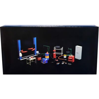 Garage Kit Set for 1/18 Scale Models by Autoart Garage Kit Set for 1/18 Scale Models by Autoart