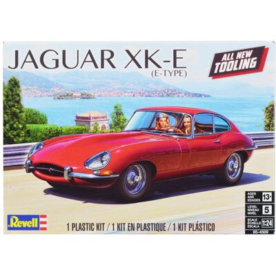 Level 5 Model Kit Jaguar XK-E (E-Type) 1/24 Scale Model by Revell Level 5 Model Kit Jaguar XK-E (E-Type) 1/24 Scale Model by Revell