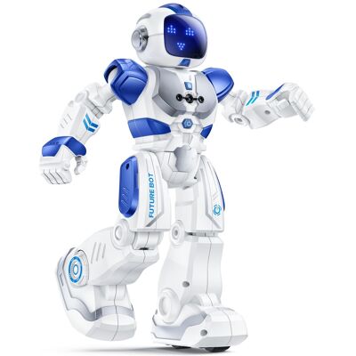 Ruko - 6088 Programmable Robot with Gesture Cotrol, Rechargeable Robots Toys for Boys and Girls, Gift for Kids 3–6 - Blue Ruko - 6088 Programmable Robot with Gesture Cotrol, Rechargeable Robots Toys for Boys and Girls, Gift for Kids 3–6 - Blue