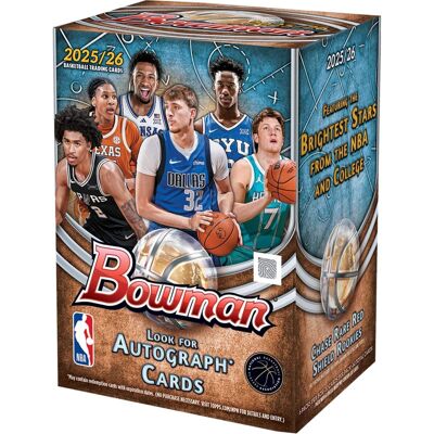 Topps - 2025-26 Bowman Basketball Value Blaster Box Topps - 2025-26 Bowman Basketball Value Blaster Box