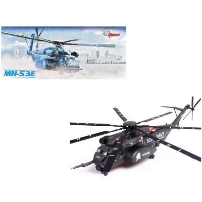 Sikorsky MH-53E Sea Dragon Helicopter "US Navy, Vanguard, Tail Number 555" Dark Gray 1/72 Diecast Model by Panzerkampf Sikorsky MH-53E Sea Dragon Helicopter "US Navy, Vanguard, Tail Number 555" Dark Gray 1/72 Diecast Model by Panzerkampf