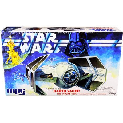 Skill 2 Model Kit Darth Vader's Tie Fighter "Star Wars: Episode IV – A New Hope" (1977) Movie by MPC Skill 2 Model Kit Darth Vader's Tie Fighter "Star Wars: Episode IV – A New Hope" (1977) Movie by MPC