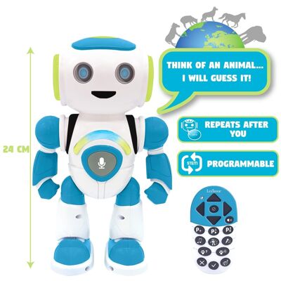 Lexibook - POWERMAN JR. STEM Robot with Quiz. Music and Games (English) Lexibook - POWERMAN JR. STEM Robot with Quiz. Music and Games (English)