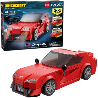 Brickcraft - Toyota Supra Now & Then 236-Piece Building Set - Multi-Colored Brickcraft - Toyota Supra Now & Then 236-Piece Building Set - Multi-Colored