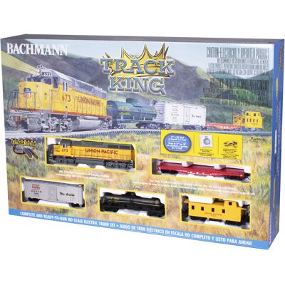 Bachmann - Trains - Track King Ready To Run Electric Train Set - HO Scale Bachmann - Trains - Track King Ready To Run Electric Train Set - HO Scale