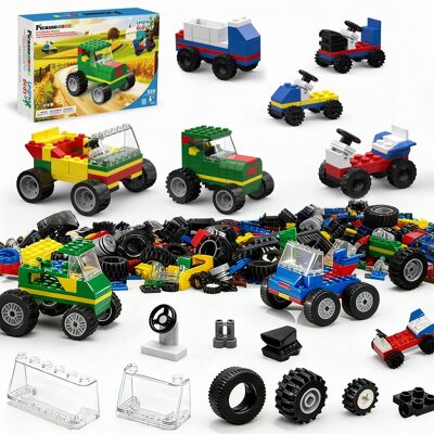 PicassoTiles - 320-Piece Car Building Brick Block Set, Vehicle Construction Toy for Kids, STEM Imaginative Play PicassoTiles - 320-Piece Car Building Brick Block Set, Vehicle Construction Toy for Kids, STEM Imaginative Play