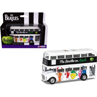 The The Beatles London Double Decker Bus "The White Album" White Diecast Model car by Corgi The The Beatles London Double Decker Bus "The White Album" White Diecast Model car by Corgi