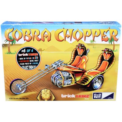Skill 2 Model Kit Cobra Chopper "Trick Trikes" Series 1/25 Scale Model by MPC Skill 2 Model Kit Cobra Chopper "Trick Trikes" Series 1/25 Scale Model by MPC
