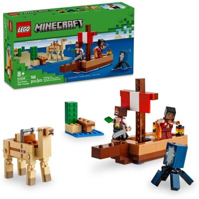 Lego - Minecraft The Pirate Ship Voyage Boat Toy Playset 21259 Lego - Minecraft The Pirate Ship Voyage Boat Toy Playset 21259