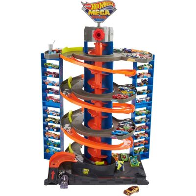 Hot Wheels - City 50 Mega Garage - Blue/Orange Hot Wheels - City 50 Mega Garage - Blue/Orange