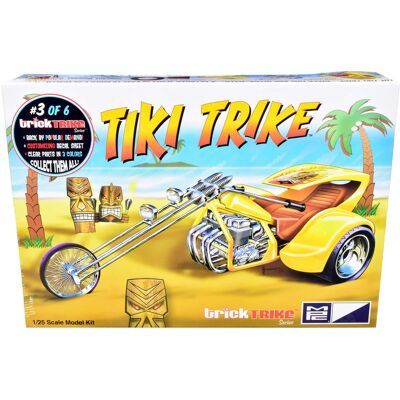 Skill 2 Model Kit Tiki Trike "Trick Trikes" Series 1/25 Scale Model by MPC Skill 2 Model Kit Tiki Trike "Trick Trikes" Series 1/25 Scale Model by MPC