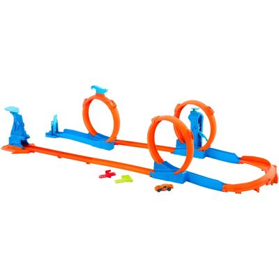Hot Wheels - Track Creator Triple Loop Speed Kit Track Set Hot Wheels - Track Creator Triple Loop Speed Kit Track Set