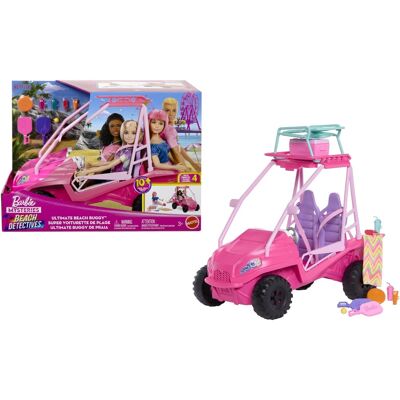 Mattel - Barbie Mysteries: Beach Detectives Ultimate Beach Buggy Vehicle and Accessories - COLLECTIBLES - Multicolor Mattel - Barbie Mysteries: Beach Detectives Ultimate Beach Buggy Vehicle and Accessories - COLLECTIBLES - Multicolor