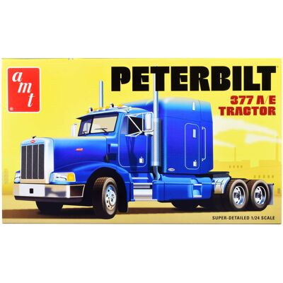 Skill 3 Model Kit Peterbilt 377 A/E Truck Tractor 1/24 Scale Model by AMT Skill 3 Model Kit Peterbilt 377 A/E Truck Tractor 1/24 Scale Model by AMT
