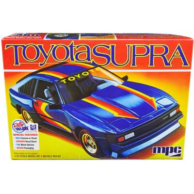 Skill 2 Model Kit 1983 Toyota Celica Supra 1/25 Scale Model Car by MPC Skill 2 Model Kit 1983 Toyota Celica Supra 1/25 Scale Model Car by MPC
