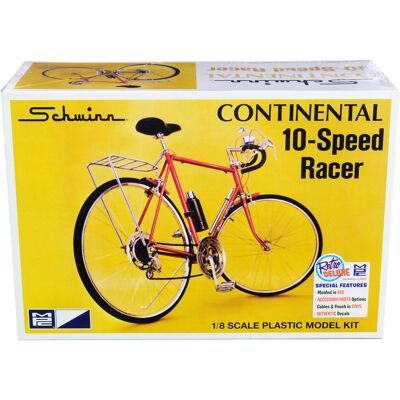 Skill 2 Model Kit Schwinn Continental 10-Speed Bicycle 1/8 Scale Model by MPC Skill 2 Model Kit Schwinn Continental 10-Speed Bicycle 1/8 Scale Model by MPC