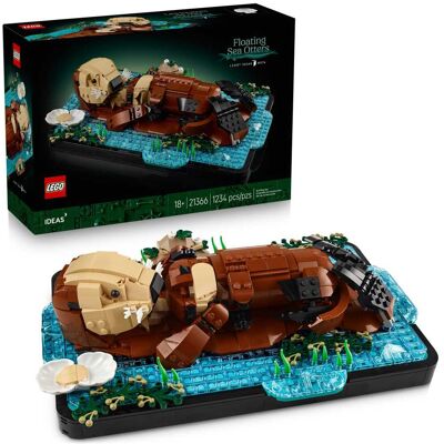 Lego - Ideas Floating Sea Otters Building Sets for Adults - 21366 Lego - Ideas Floating Sea Otters Building Sets for Adults - 21366