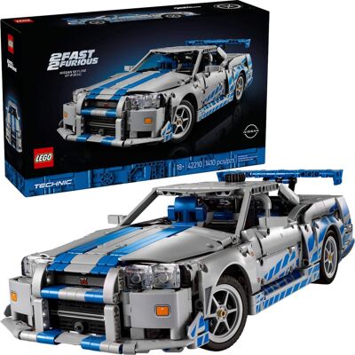 Lego - Technic 2 Fast 2 Furious Nissan Skyline GT-R (R34) Car 42210 Lego - Technic 2 Fast 2 Furious Nissan Skyline GT-R (R34) Car 42210