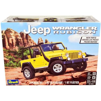 Level 4 Model Kit Jeep Wrangler Rubicon 1/25 Scale Model by Revell Level 4 Model Kit Jeep Wrangler Rubicon 1/25 Scale Model by Revell