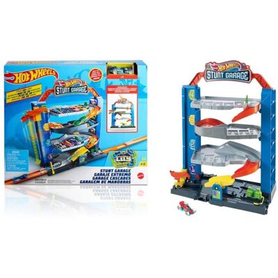 Mattel - Hot Wheels City Stunt Garage - COLLECTIBLES - Multicolor Mattel - Hot Wheels City Stunt Garage - COLLECTIBLES - Multicolor