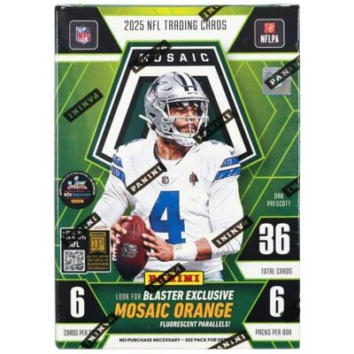 2025 Panini Mosaic Football 6-Pack Blaster Box 2025 Panini Mosaic Football 6-Pack Blaster Box
