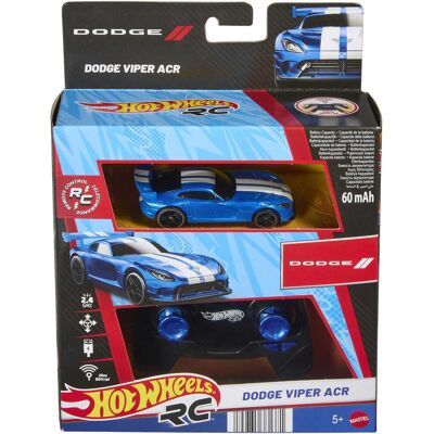 Mattel - Hot Wheels R/C 1:64 Dodge Viper ACR - COLLECTIBLES - Multicolor Mattel - Hot Wheels R/C 1:64 Dodge Viper ACR - COLLECTIBLES - Multicolor