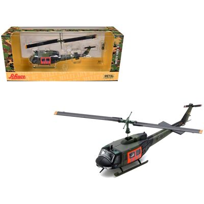 Bell UH 1D Helicopter "SAR - German Army" Green Camouflage 1/87 (HO) Scale Diecast Model Car by Schuco Bell UH 1D Helicopter "SAR - German Army" Green Camouflage 1/87 (HO) Scale Diecast Model Car by Schuco